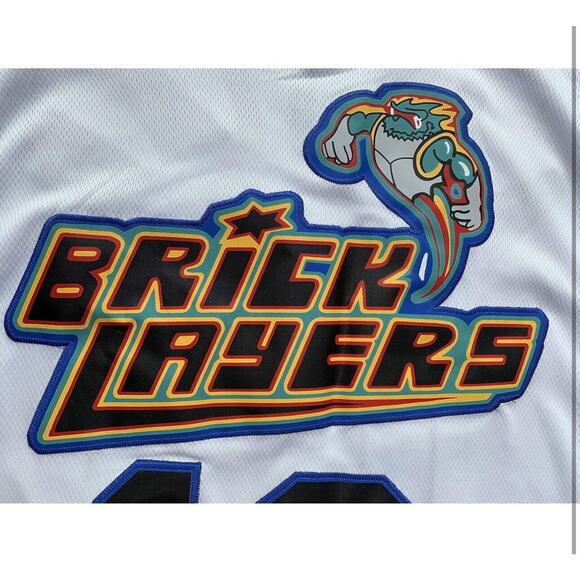 NWTAaliyah 1996 MTV Rock Basketball Jersey #19 Brick Layers Stitched M R16 - Picture 2 of 5